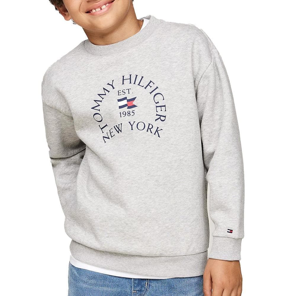 Sweat Gris Garçon Tommy Hilfiger Nautical 1