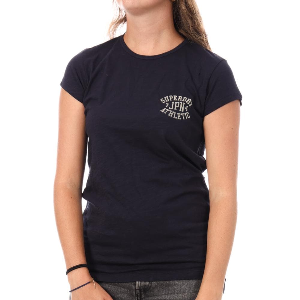 T-Shirt Marine Femme Superdry Athletic 1