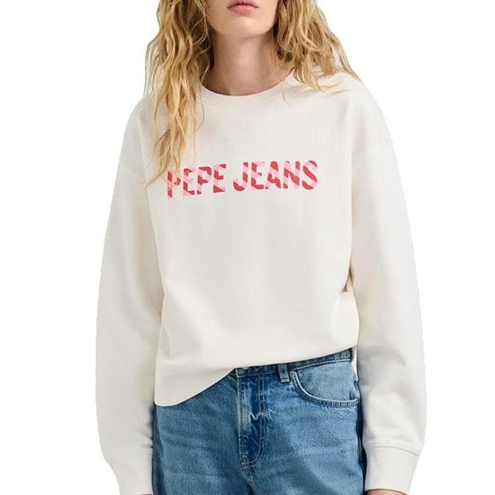 Sweat Blanc Femme Pepe jeans Celeste Mousse 1