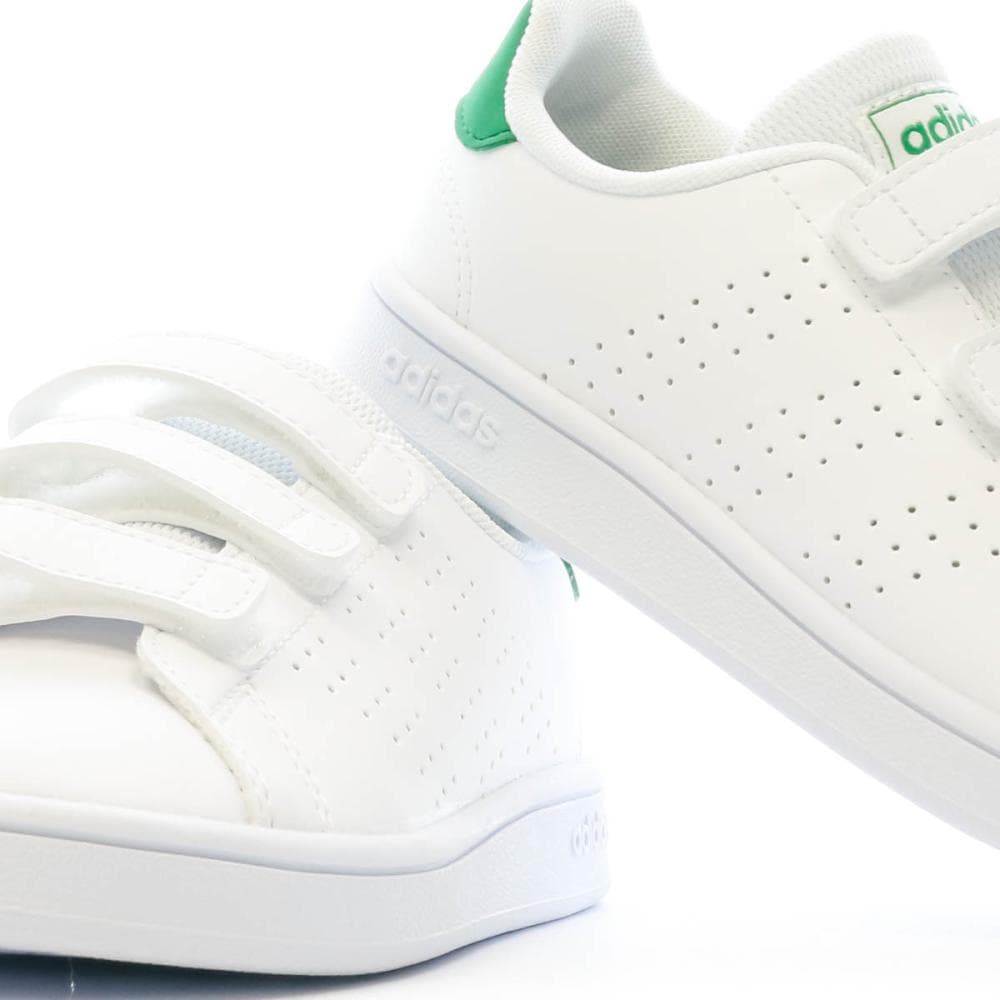 Baskets Blanches Garçon Adidas Advantage 7