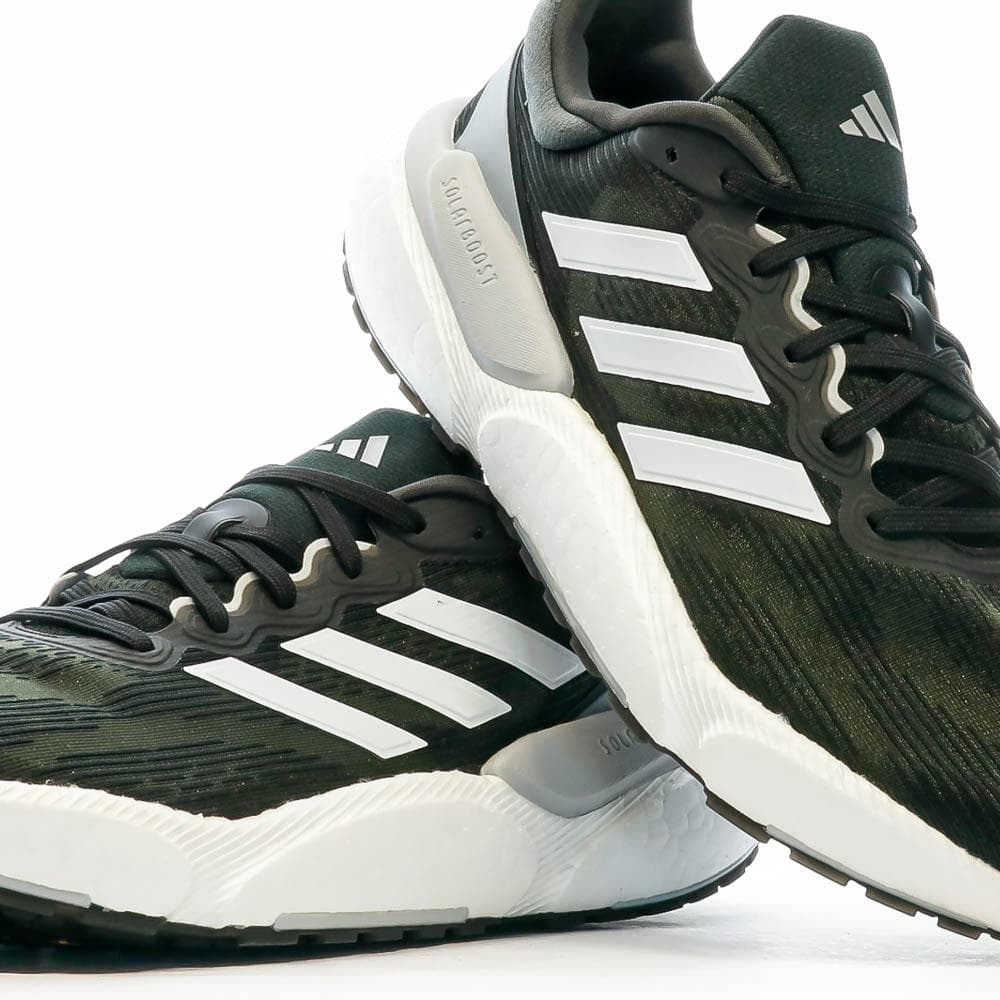 Chaussures de Running Blanches/Noir Homme Adidas Solarboost 5 7