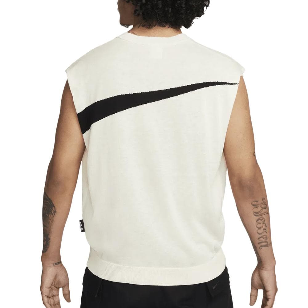 Sweat Noir/Blanc Homme Nike Swoosh 2