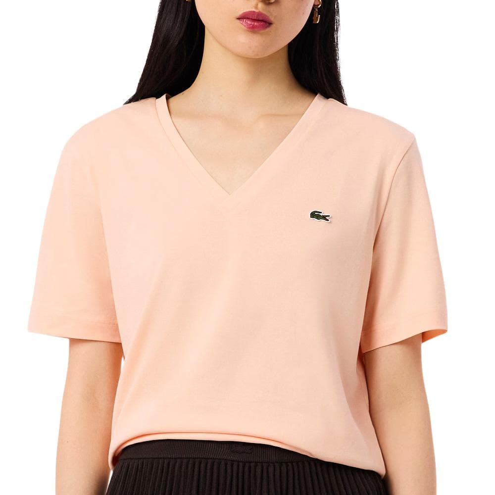T-shirt Corail Femme Lacoste Relaxed 1