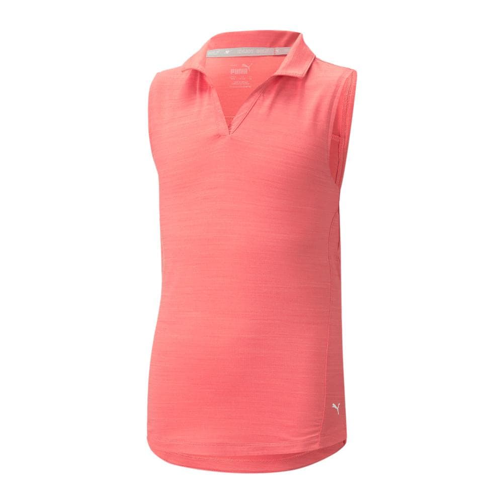 Polo Rose Fille Puma Coast 1