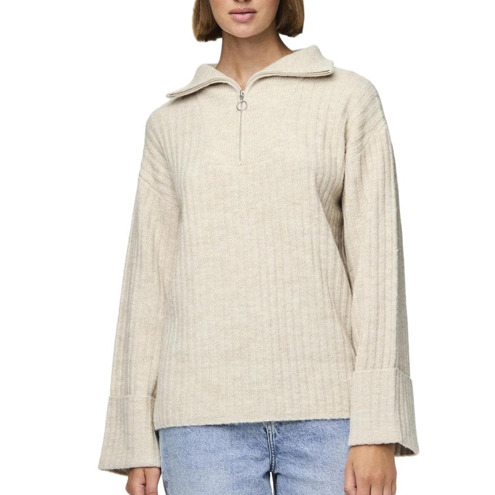 Pull Beige Femme Pieces Chasy 1