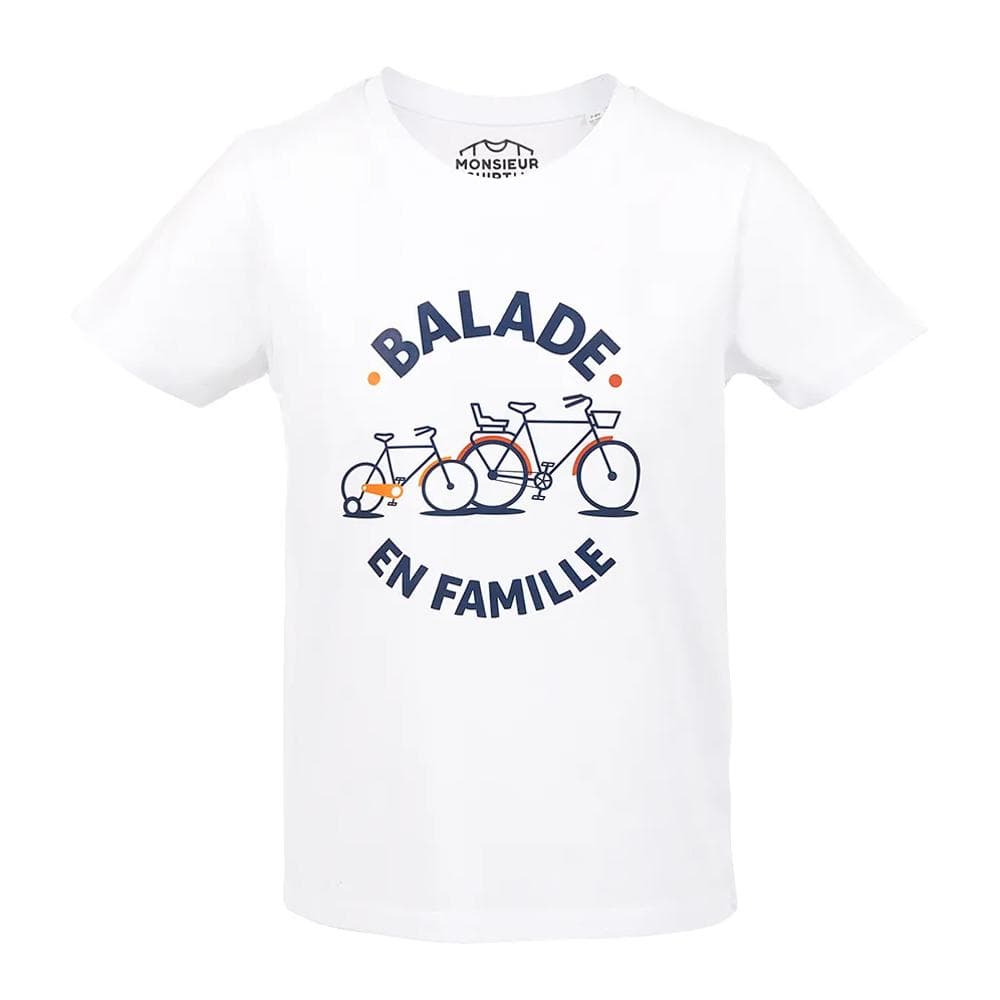 T-shirt Blanc Garçon Monsieur T-Shirt Famille 1