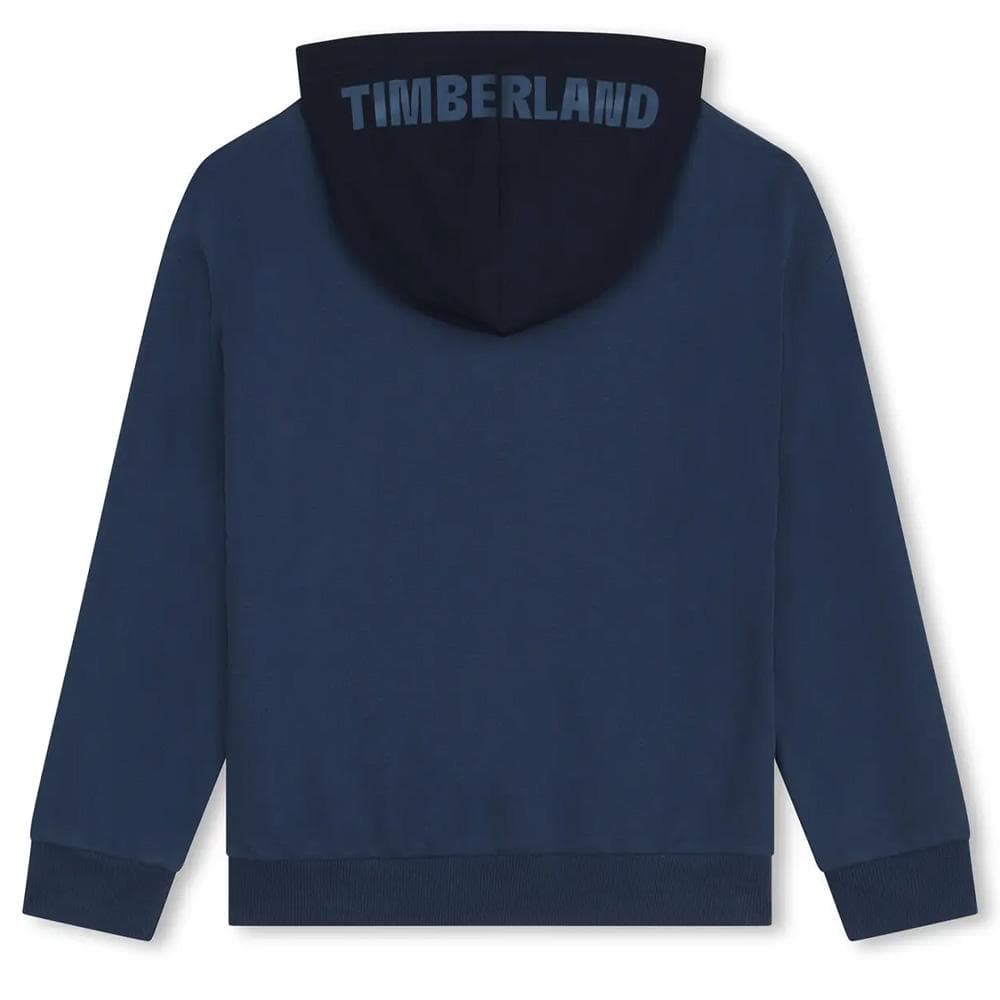 Sweat Zippé Bleu Garçon Timberland Cardigan 2