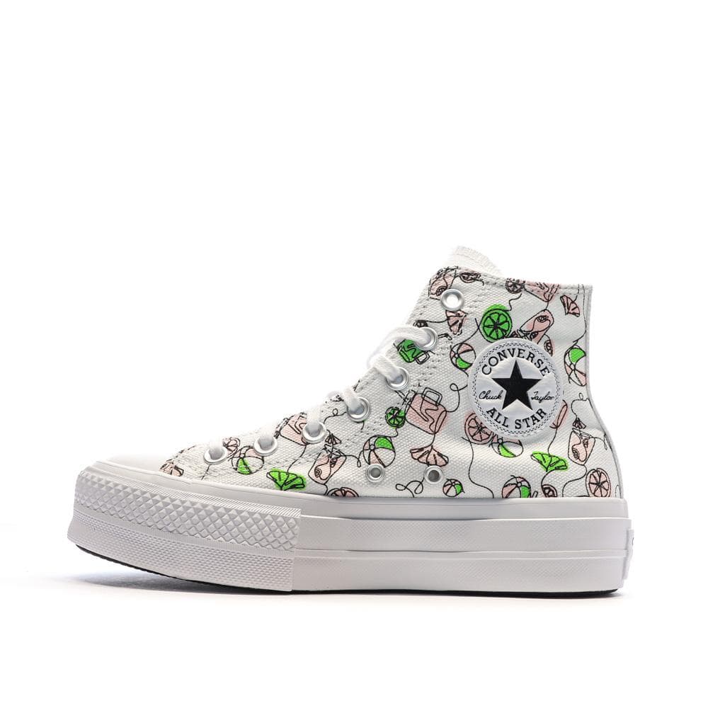Baskets Blanches/Noires Femme Converse Lemonade 1