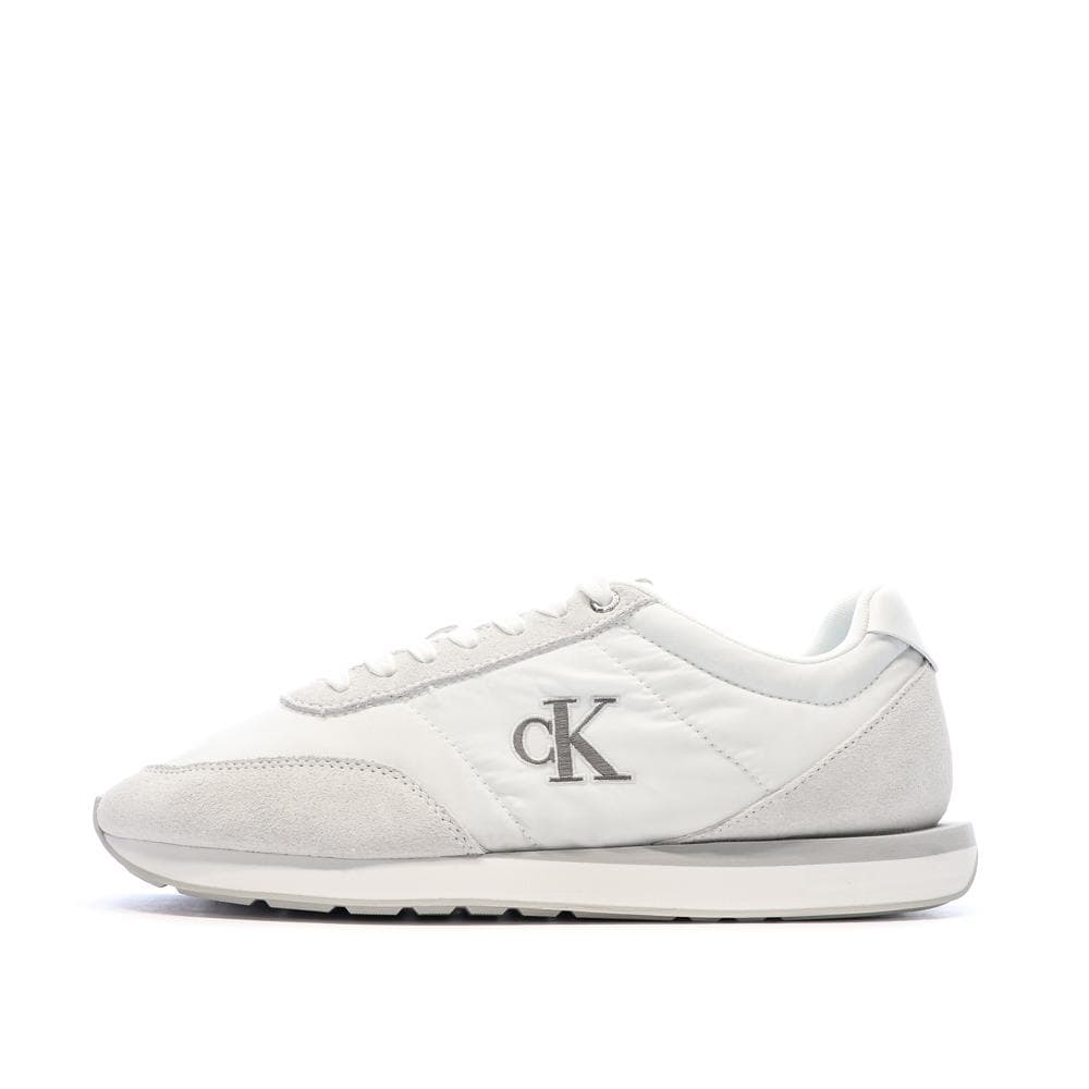 Baskets Blanc/Gris Homme Calvin Klein Jeans Retros 1