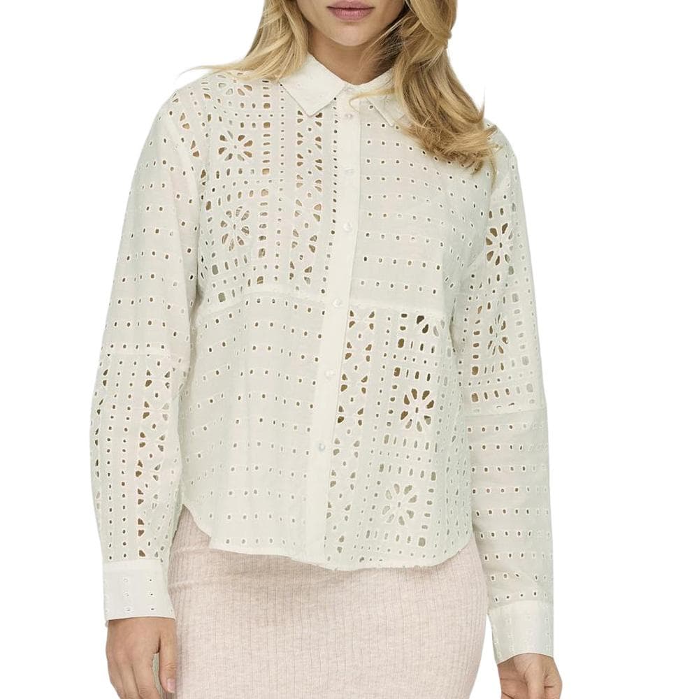 Blouse Blanche Femme JDY Miso Anglaise 1
