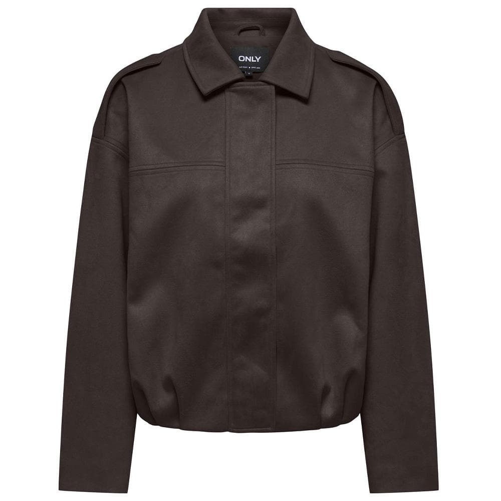 Veste en Suédine Marron Foncé Femme Only Amber 1