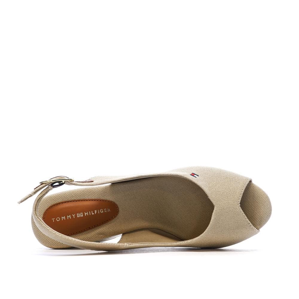 Sandales Beiges Femme Tommy Hilfiger Wedge 4