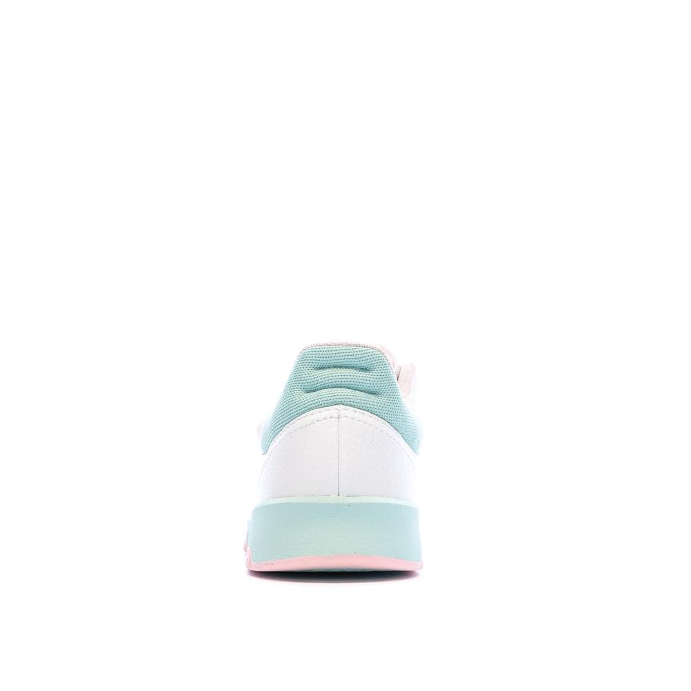 Baskets Blanche/Rose Fille Adidas Tensaur Sport 2.0 3
