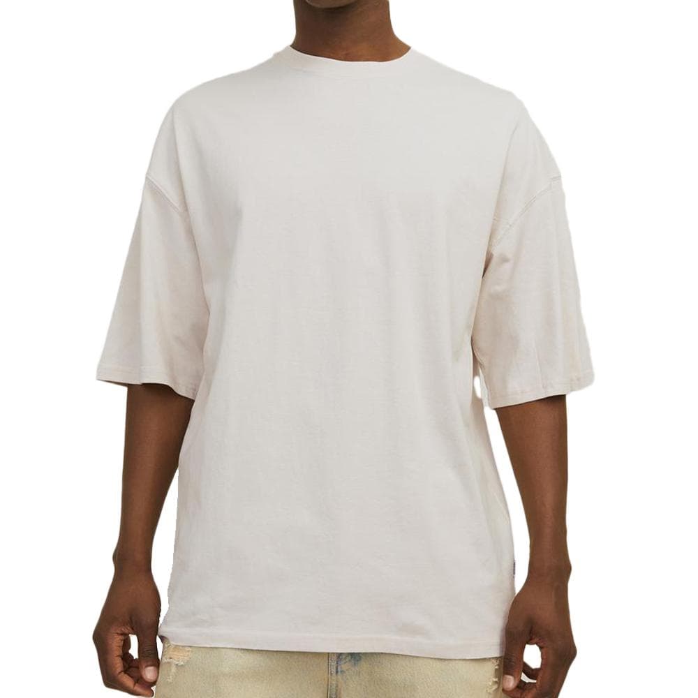 T-shirt Uni Beige Homme Jack & Jones Charge 1