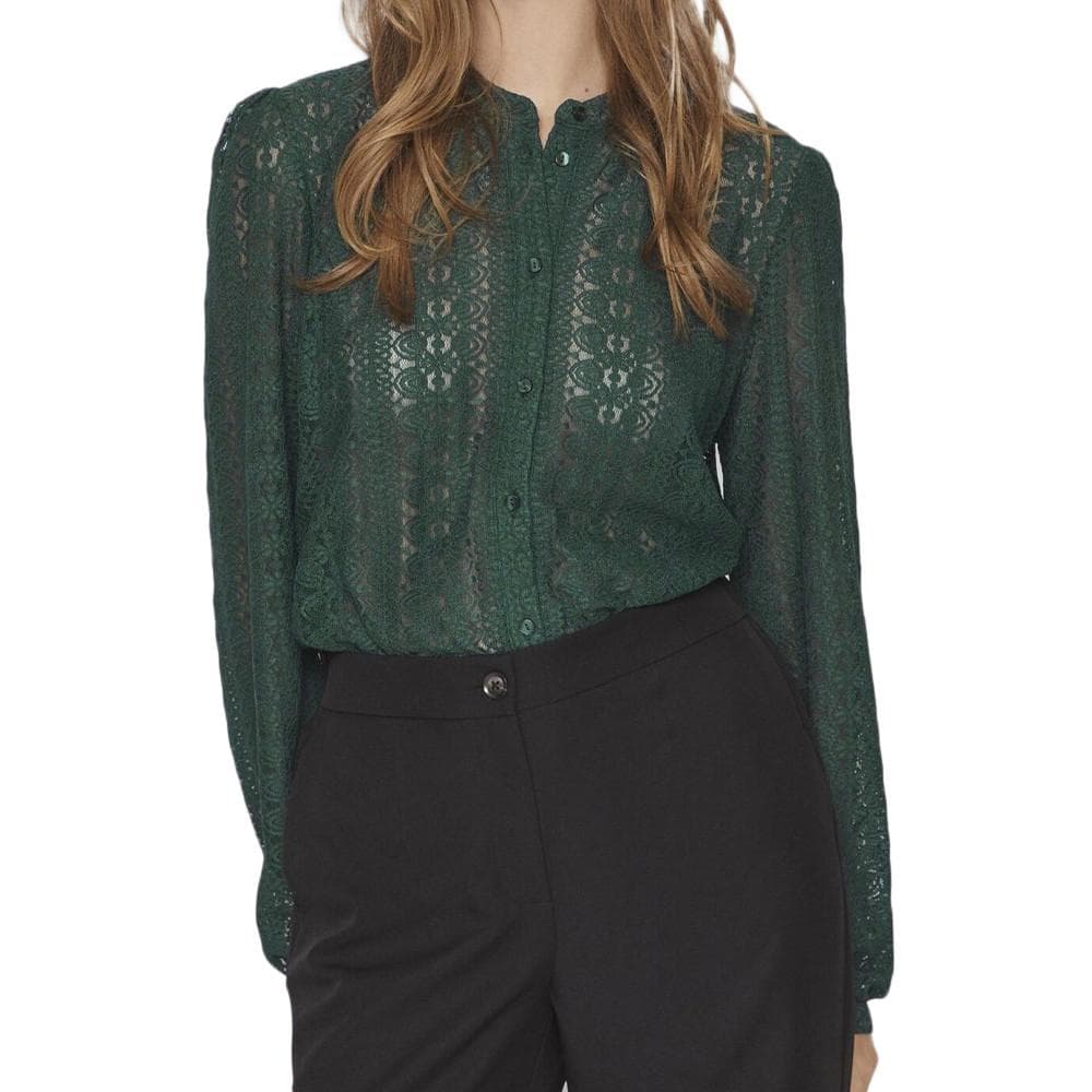 Blouse Verte Femme Vila Chikka 1
