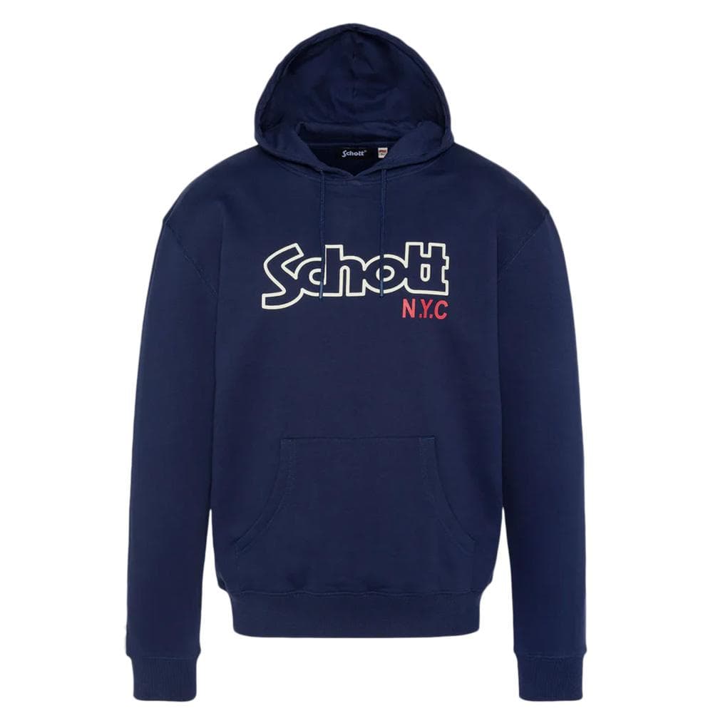 Sweat à Capuche Marine Homme Schott Sidney 1