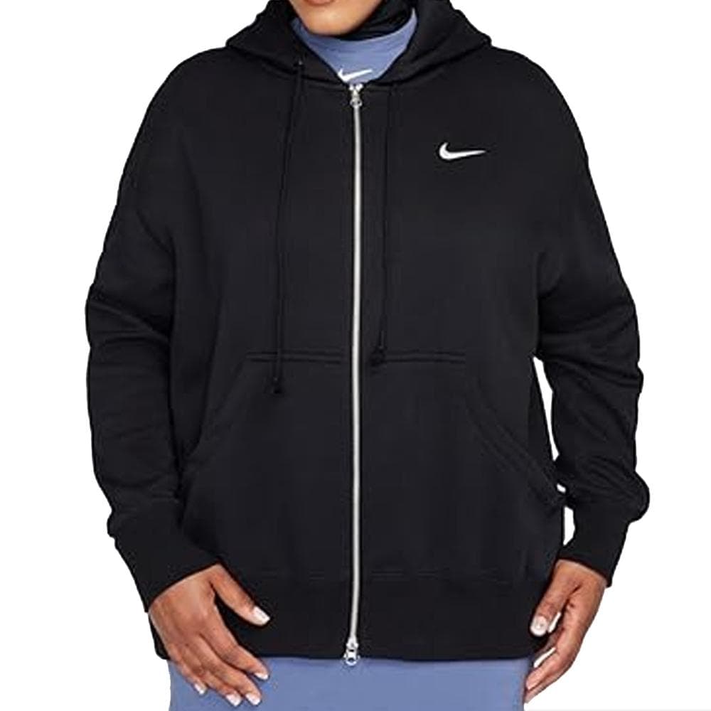 Sweat Zippé Noir Femme Nike Nsw Phnx 1