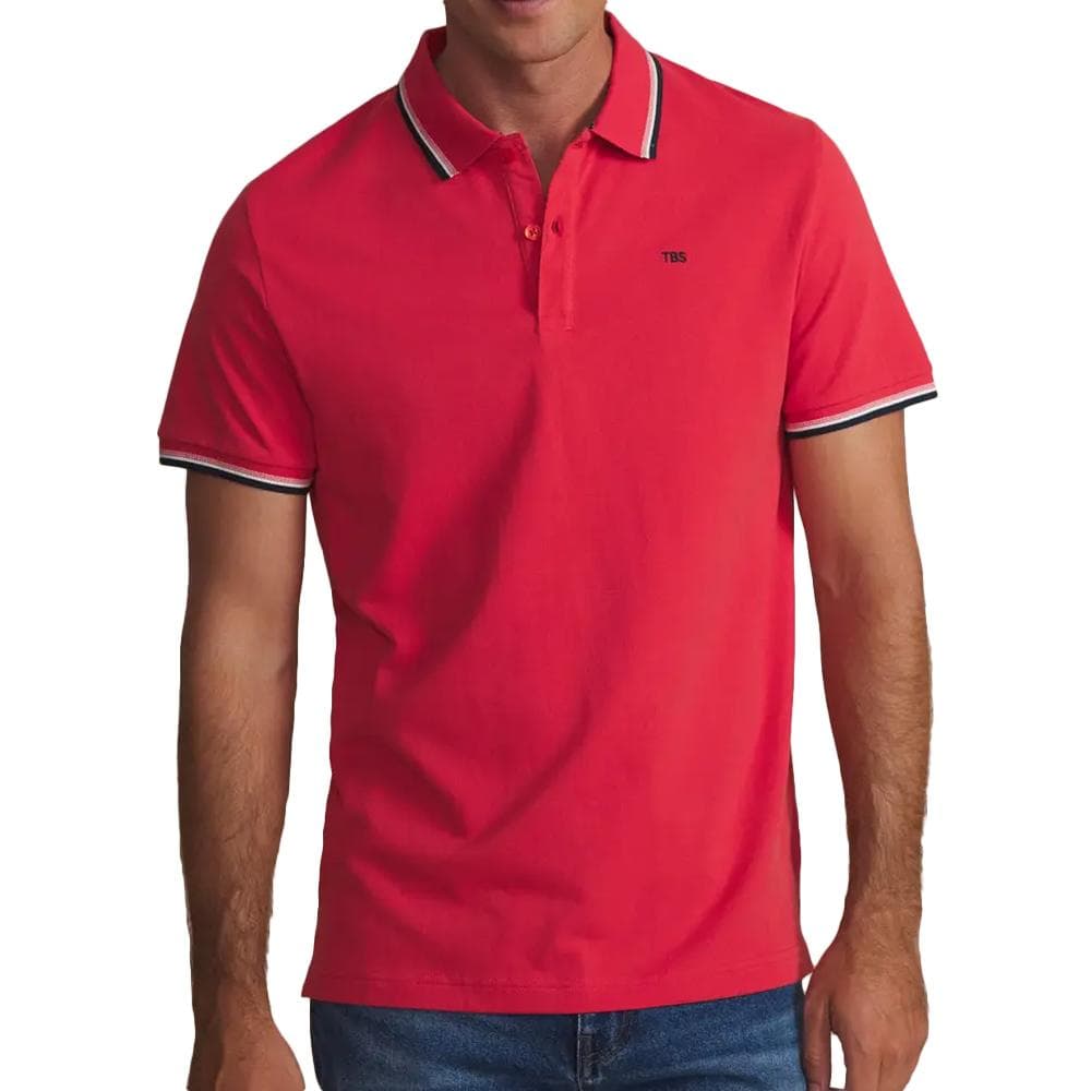 Polo Rouge Homme TBS Yvanepol 1