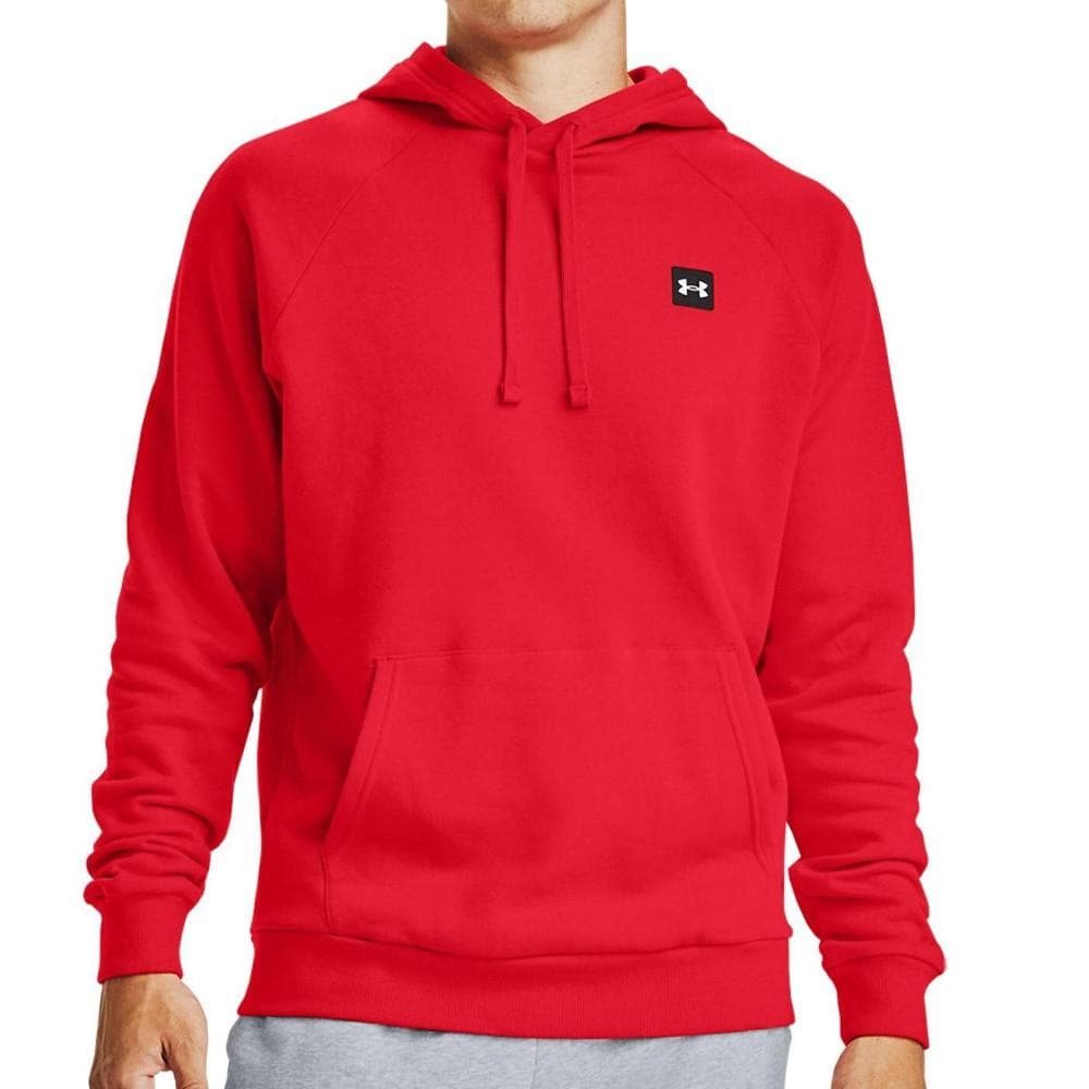 Sweat à Capuche Rouge Homme Under Armour Rival 1
