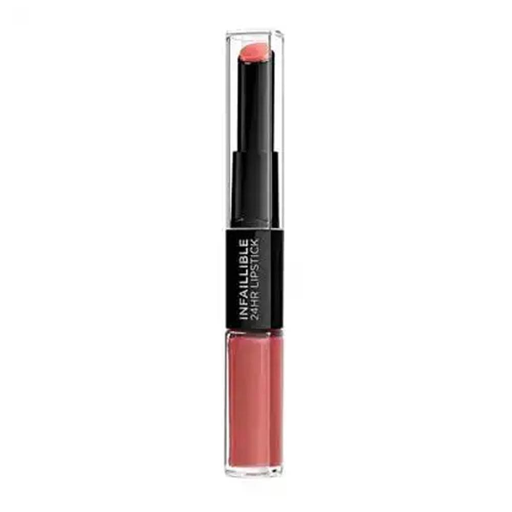 Rouge à Lèvres Infaillible 24H 2-Step L'Oréal Paris 404 Corail Constant 1