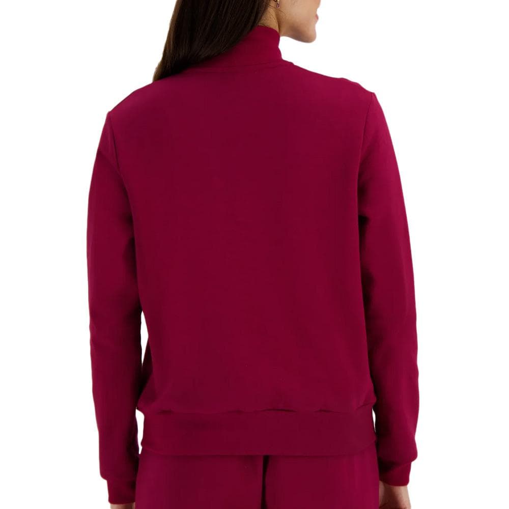 Sweat Zippé Bordeaux Femme Le Coq Sportif Heritage 2