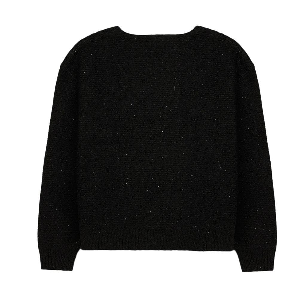 Pull à Paillette Noir/Argenté Femme Teddy Smith Prachel 2