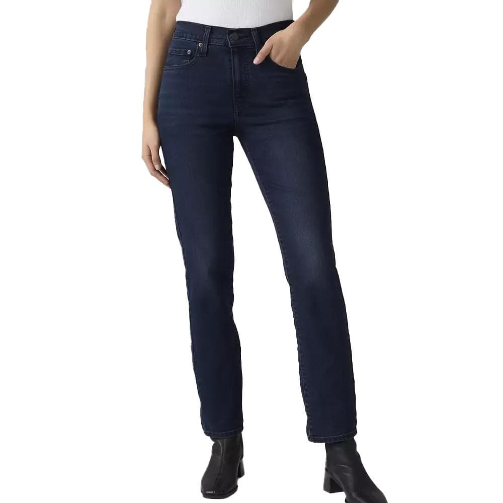Jean 724 Bleu Marine Femme Levi's High Rise Straight 18883 1