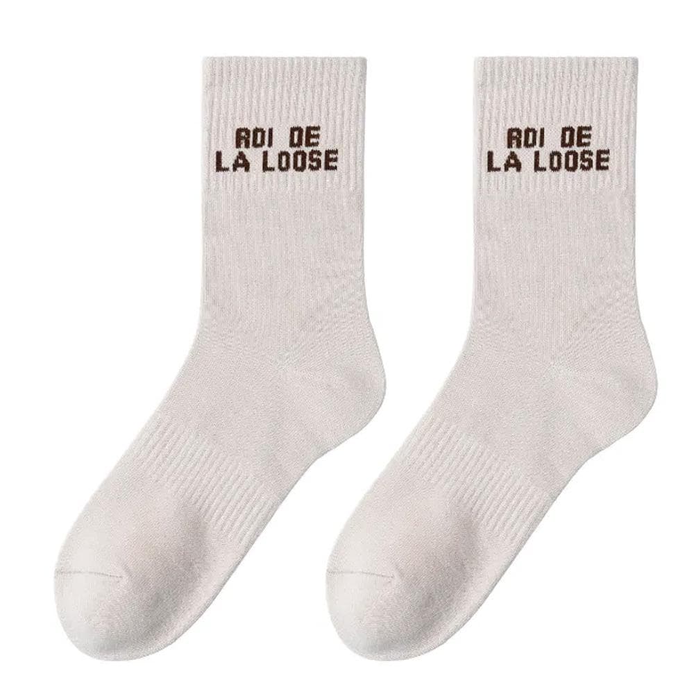 Chaussettes Beiges Homme Stella Green Roi de la loose 1
