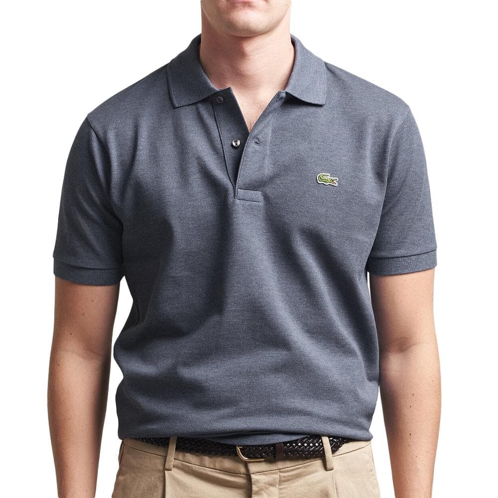 Polo Bleu Chiné Homme Lacoste Polo Classic Fit 1