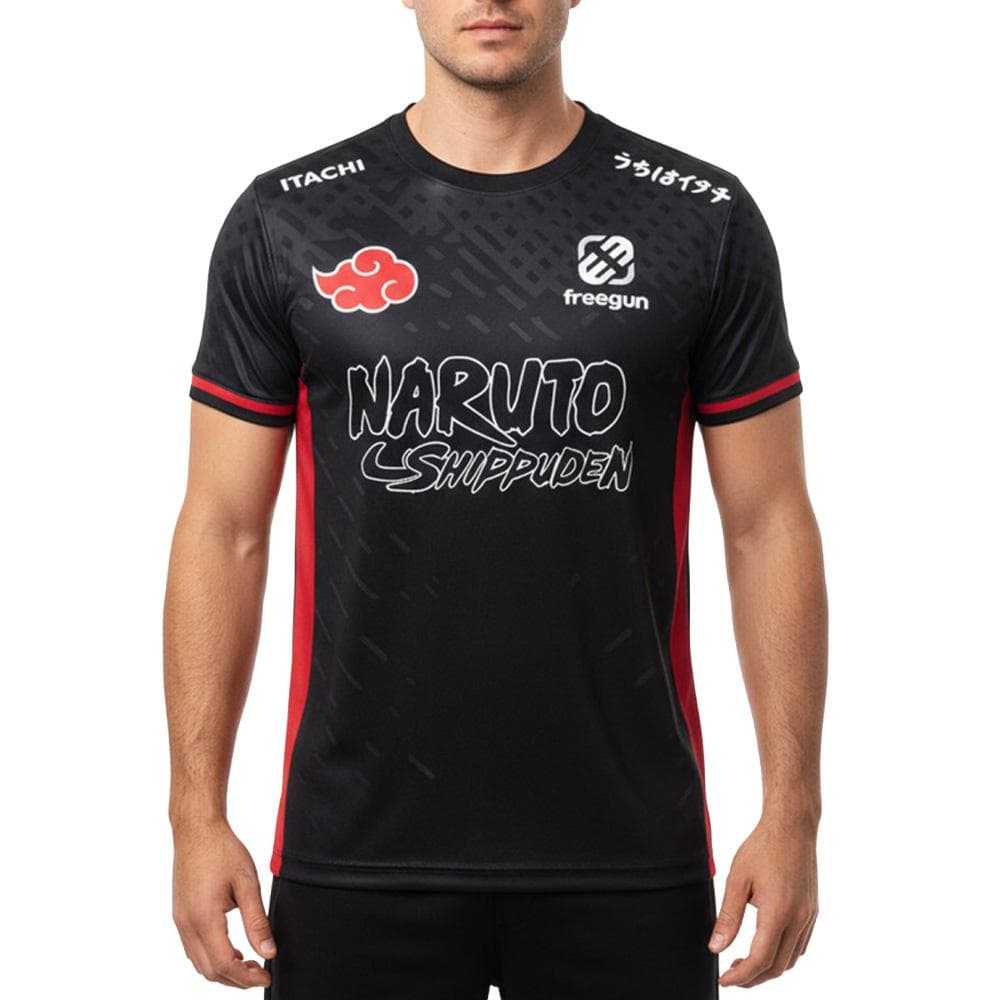 T-shirt Microfibre Noir homme Freegun Naruto Shippuden Itachi 1