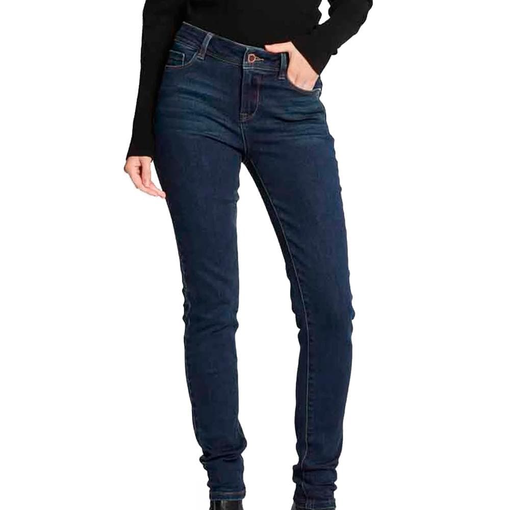 Jean Skinny Bleu Foncé Femme Morgan 201-POM.P 1