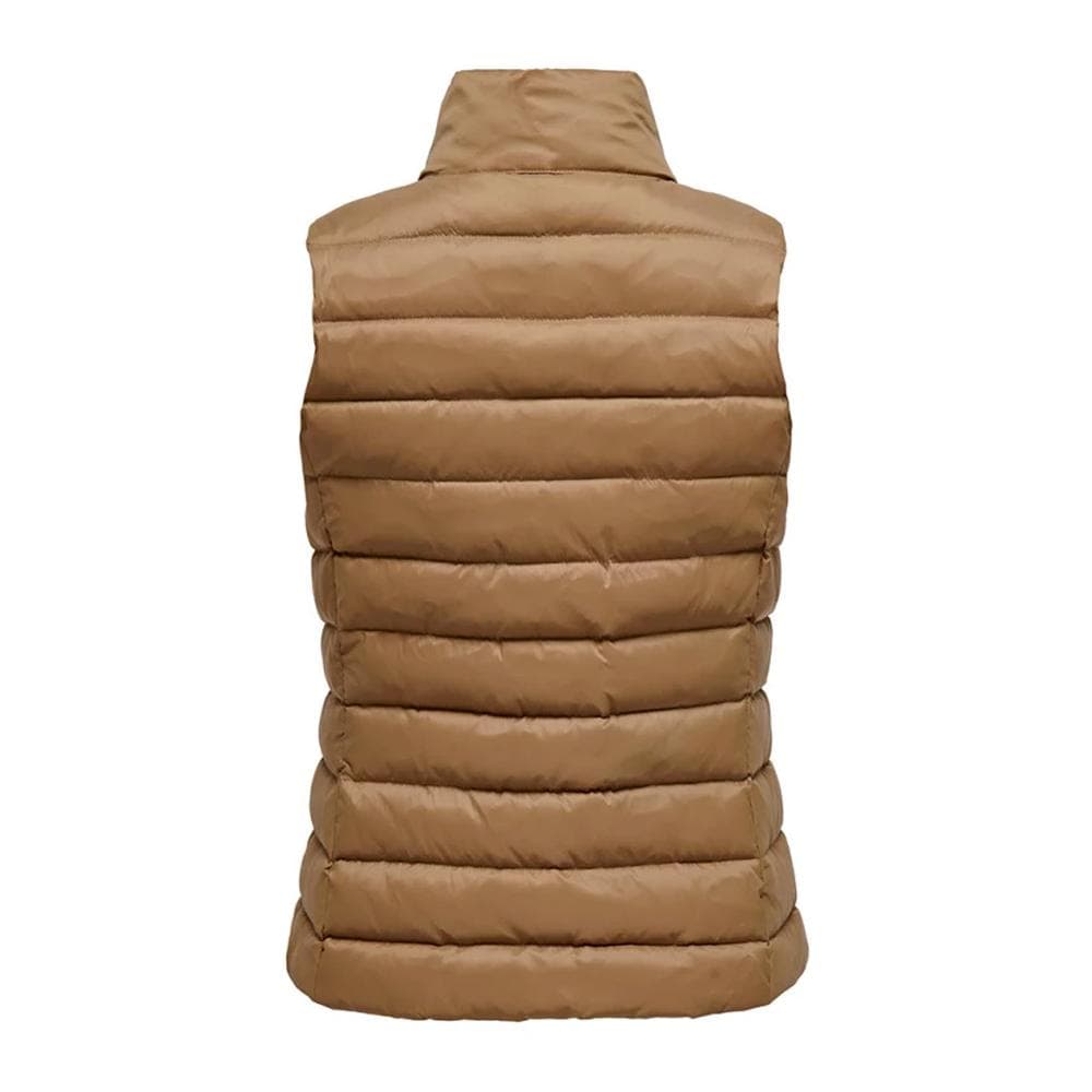 Doudoune Sans Manches Marron/Beige Femme Only Talire 2