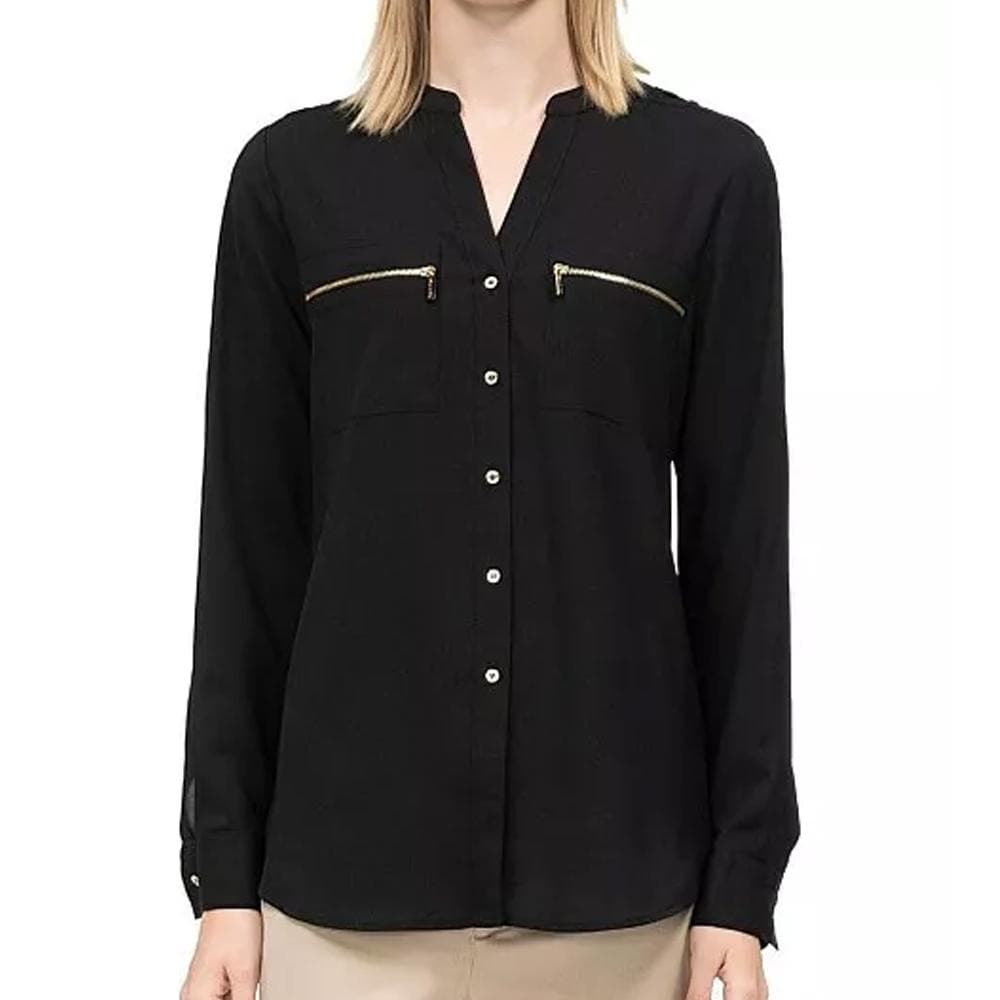 Chemise Noire Femme Calvin Klein Jeans M3VA9598 1