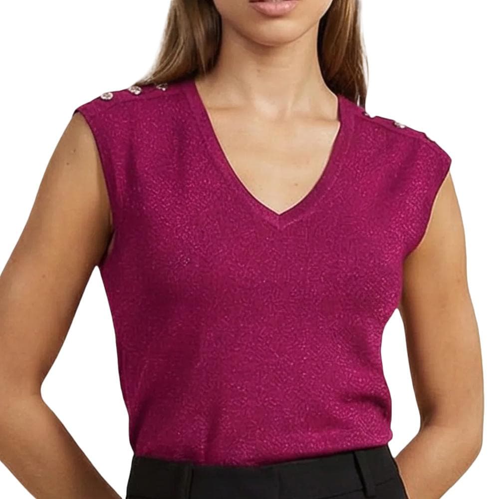 T-Shirt Violet Femme Morgan DIVALI 1