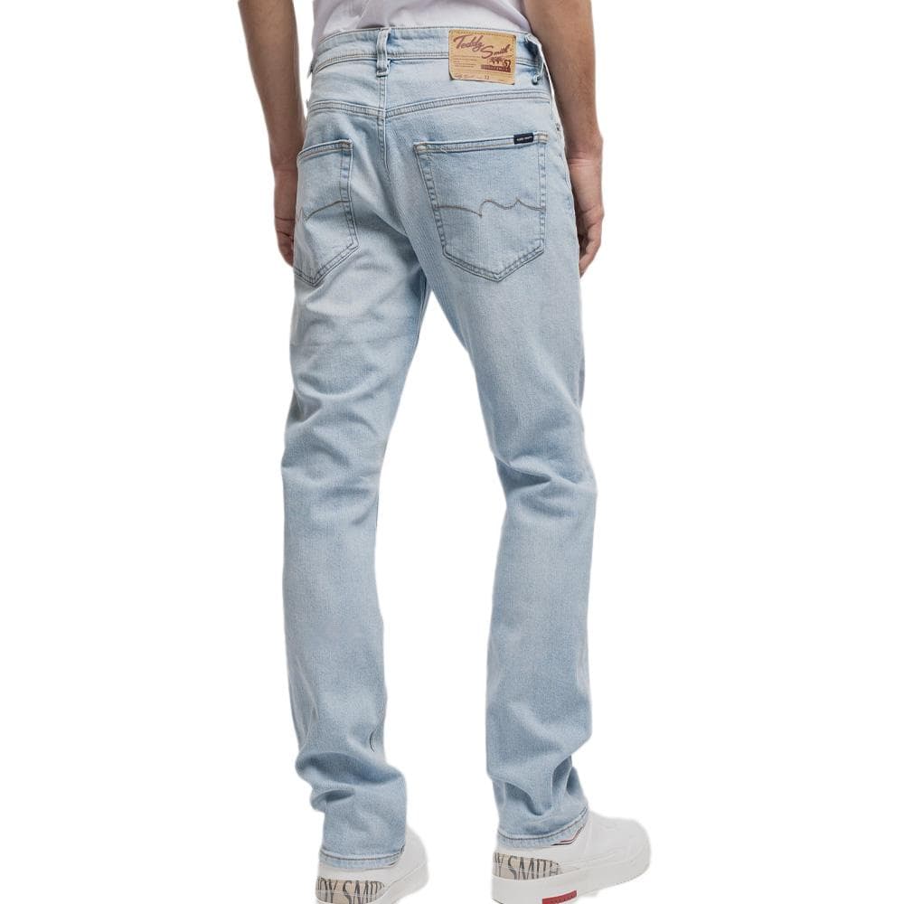 Jean Droit Bleu clair Homme Teddy Smith Reg 2