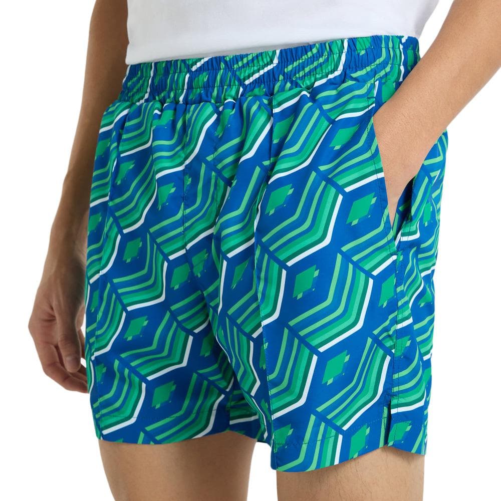 Short de Bain Bleu/Vert Homme Umbro Printed Quetzale 1