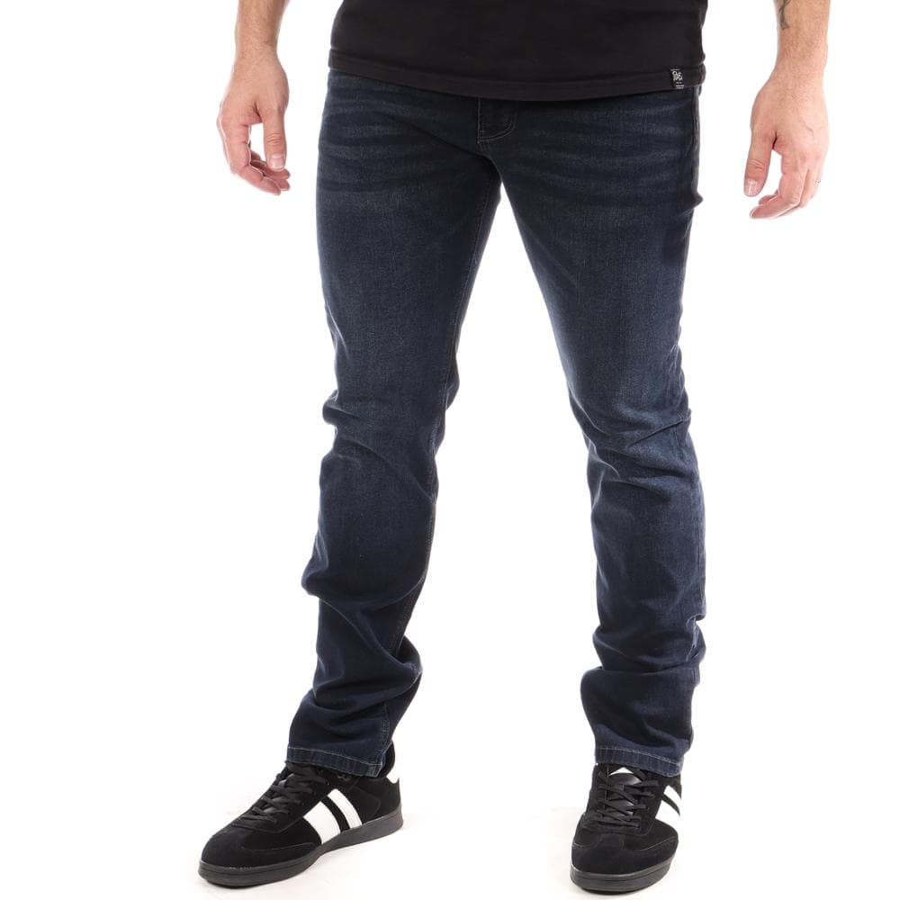 Jean Droit Bleu Foncé Homme RMS26 Over Dyed 1