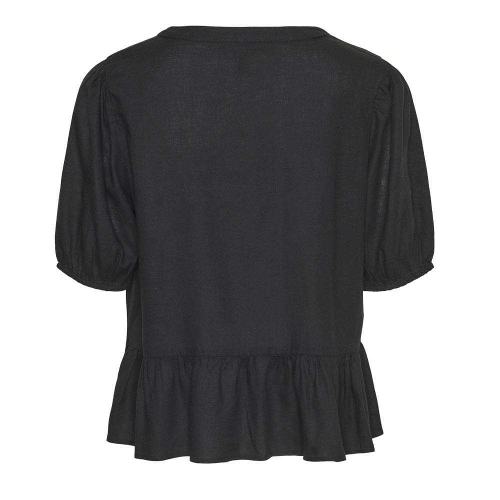 Blouse Noir Femme Pieces Pia 2/4 2