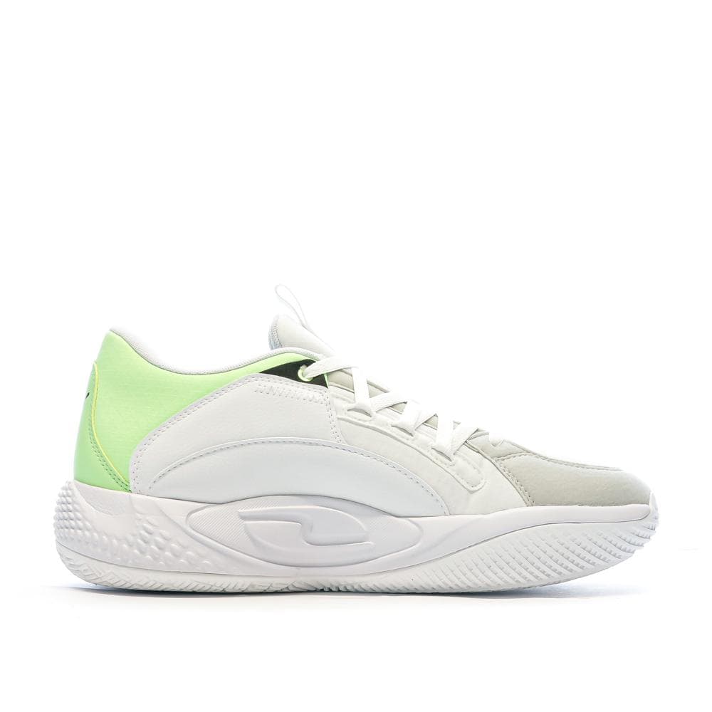 Chaussures de Basket Blanche/Bleu Homme Puma 378051-01 2