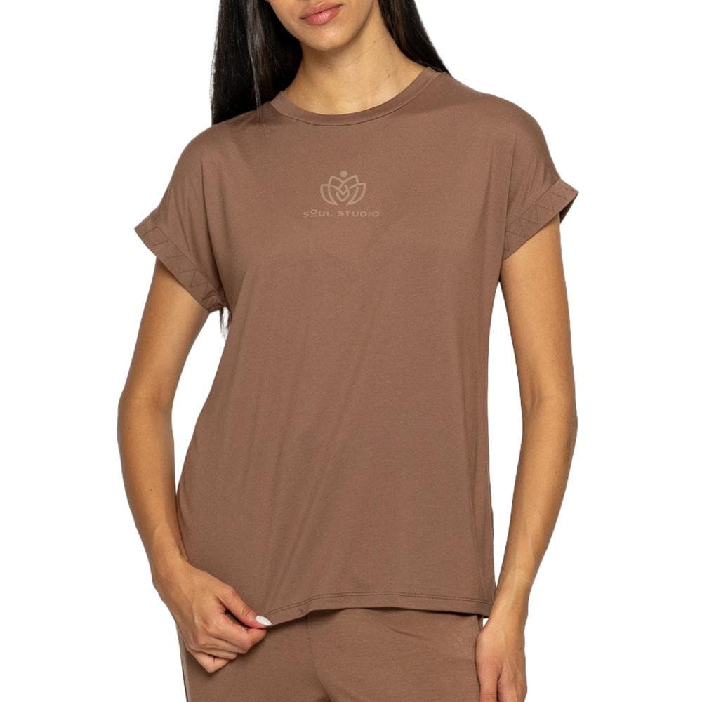 T-Shirt Marron Femme Soul Studio Regular 1