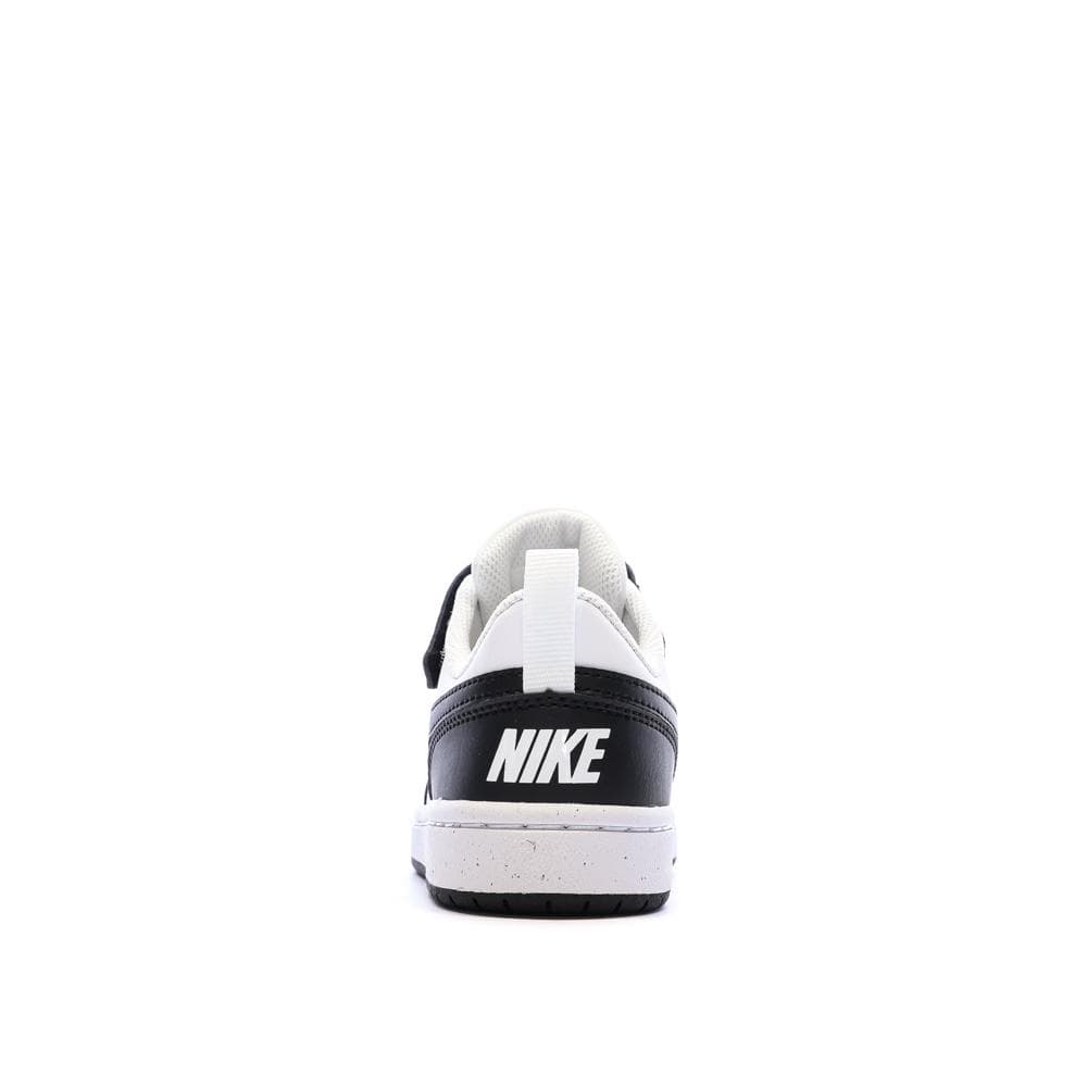 Baskets Noir/Blanc Garçon Nike Court Borough Low 3