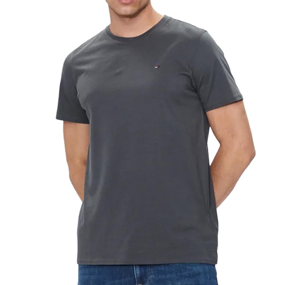 T-shirt Gris Homme Tommy Hilfiger Tjm Xslim 1