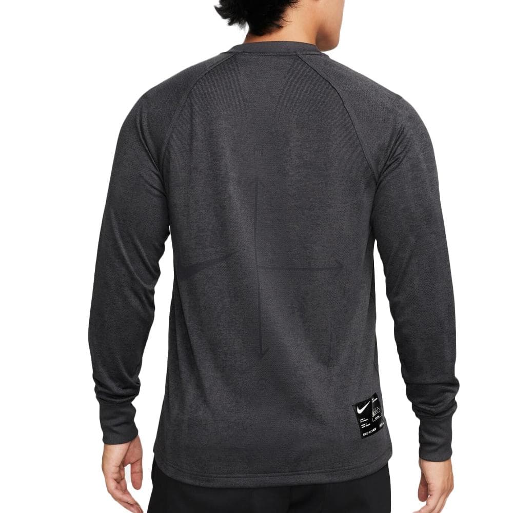 T-shirt Manches Longues Gris Homme Nike Axis 2