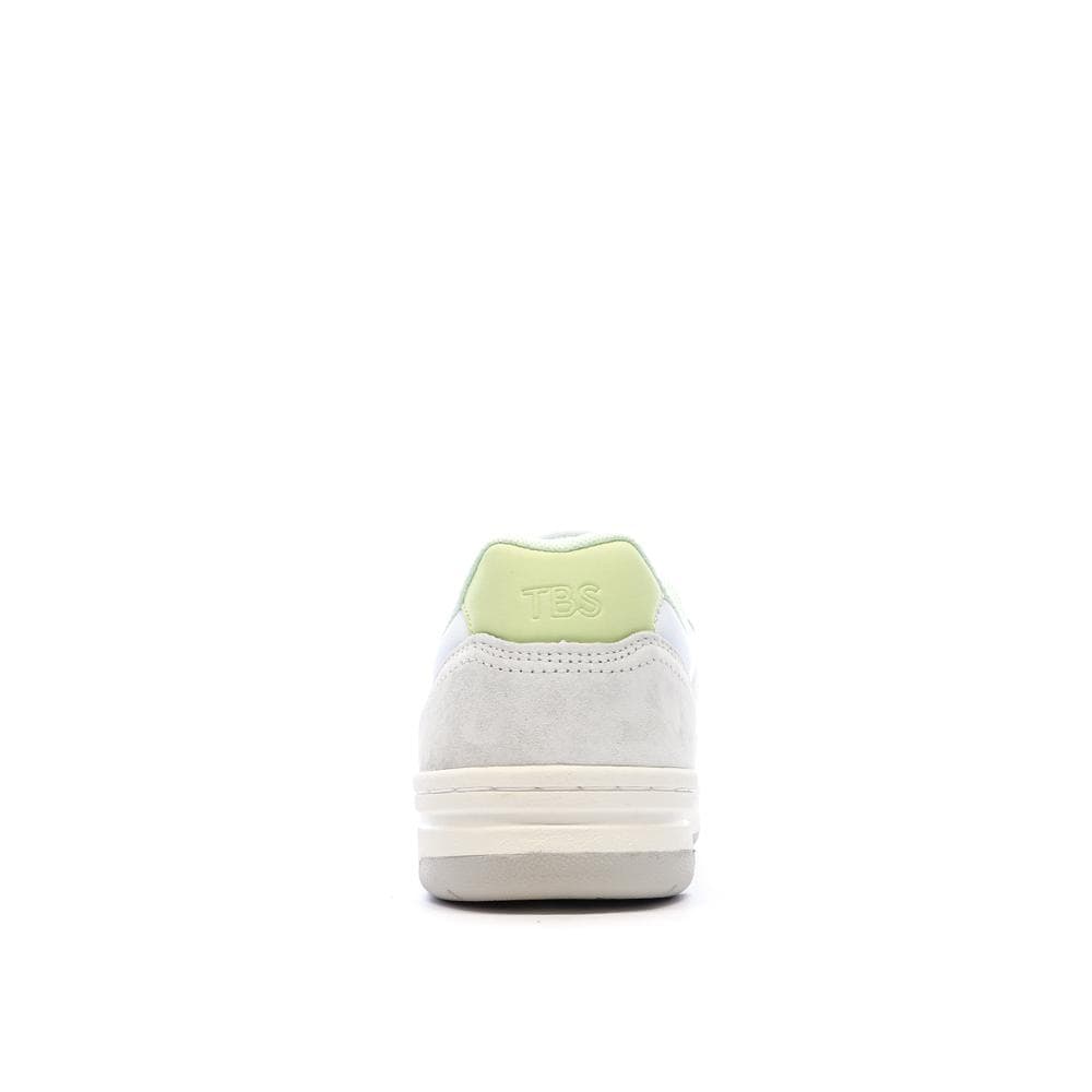 Baskets Blanc/Jaune Femme TBS ALMERIA 3