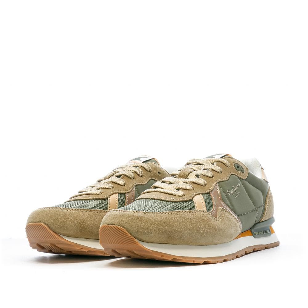 Baskets Kaki Femme Pepe jeans Pepe jeans Brit Jump 6