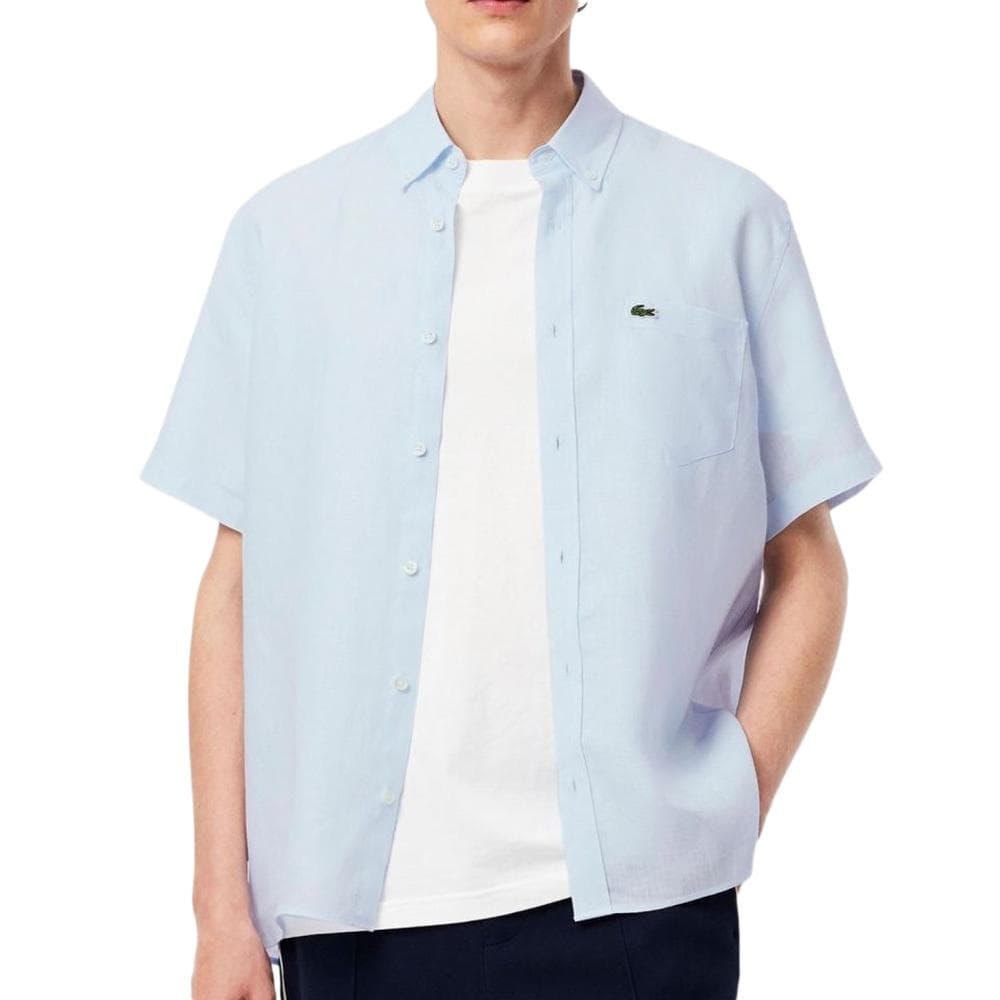 Chemise Bleu Homme Lacoste Mens Cotton 1