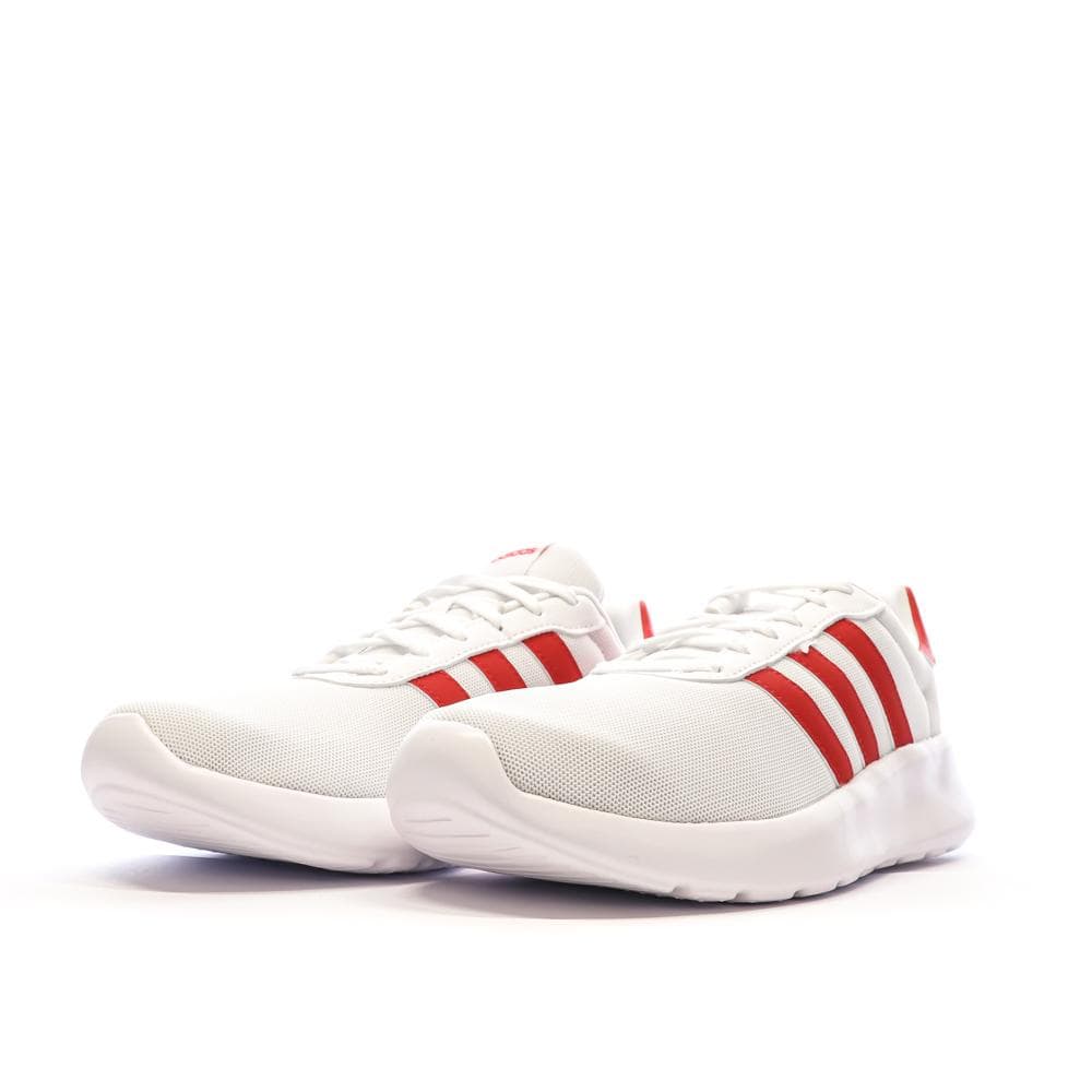 Baskets Blanches/Rouges Homme Adidas Lite Racer 3.0 6