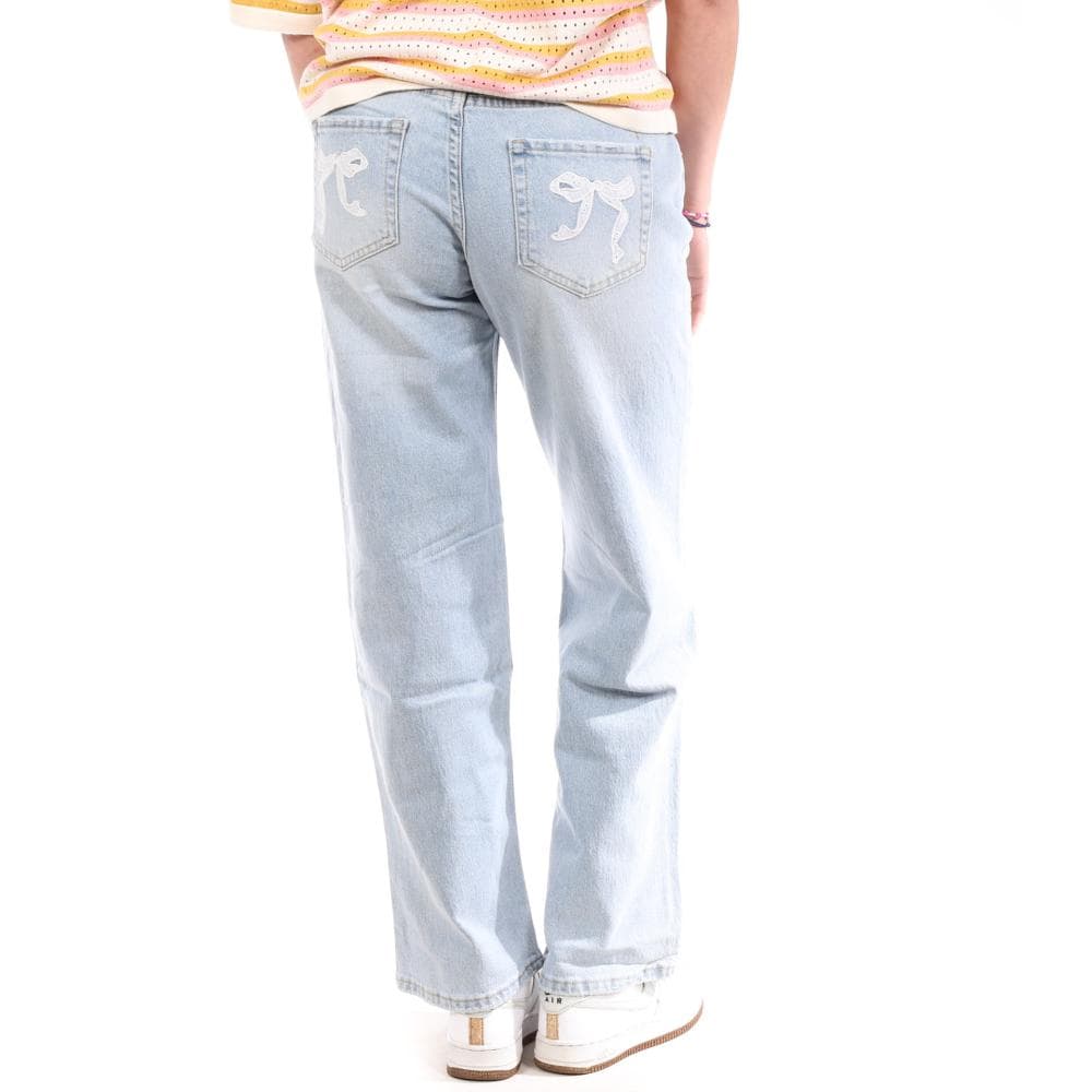 Jean Droit Bleu Clair Femme Monday Premium 109 2