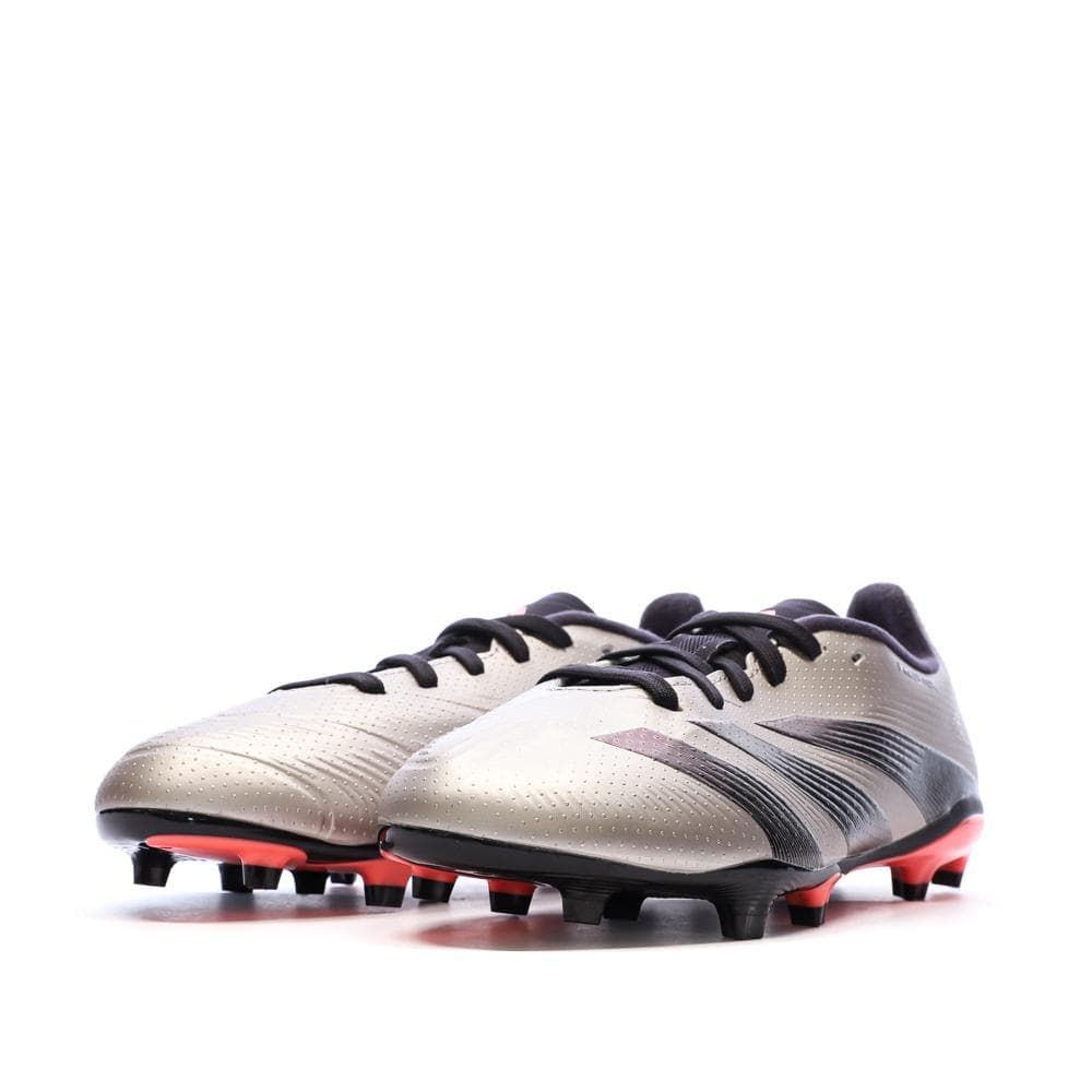 Chaussures de Football Gris/Noir Mixte Adidas Predator League FG 6