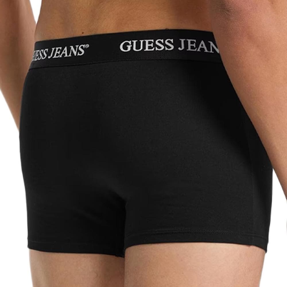 X3 Boxers Noir Homme Guess Trunk 2